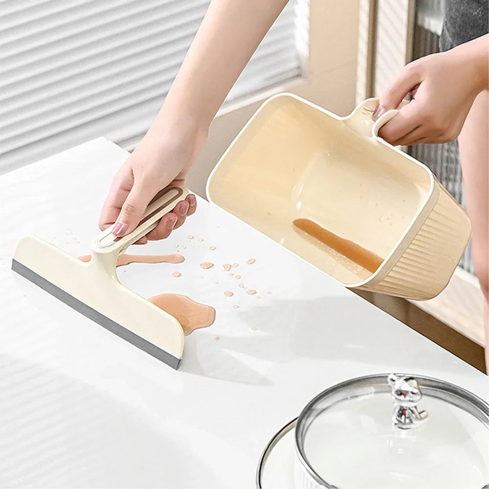 Lisslune | Mini Desktop Trash Scraper Bin