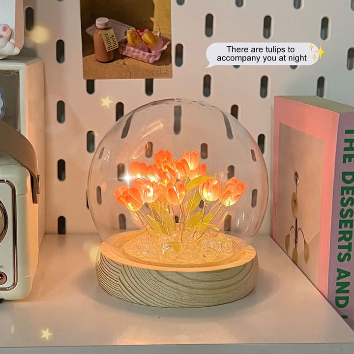 Lisslune | Shiny Tulip Handmade Night Lamp