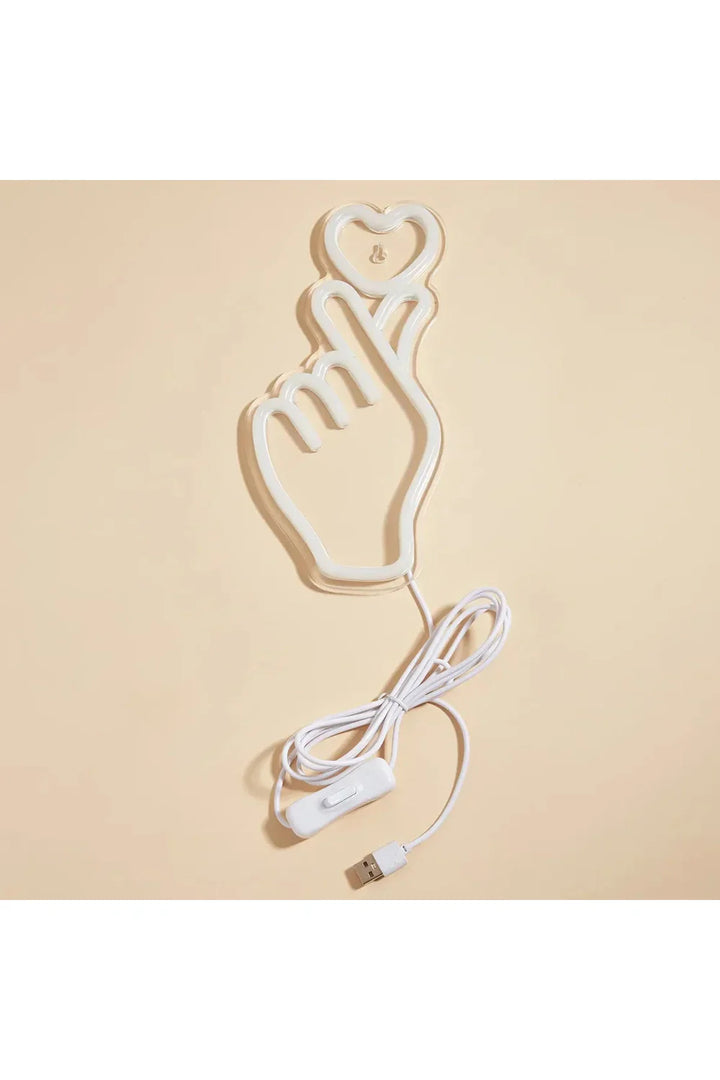 Lisslune | Hand Heart LED Neon