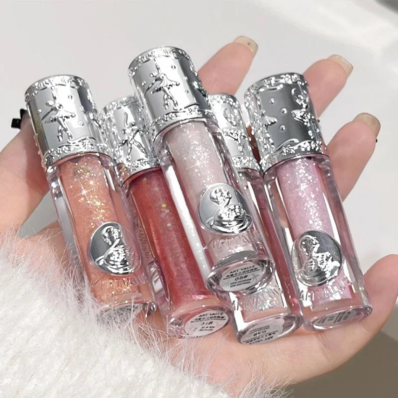 Rynx | 5 Colors Glitter Liquid Eyeshadow Highlighter Waterproof Pearlescent Shimmer Eyeshadow Sequins Lying Silk Moth Makeup Cosmetics