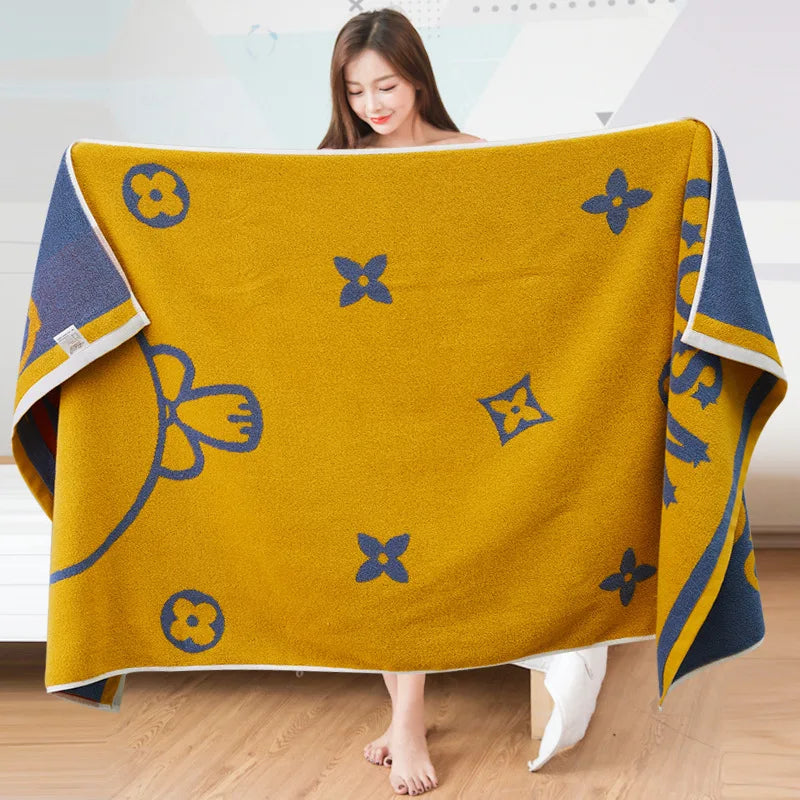Lisslune | zig Boho diamond pattern blanket