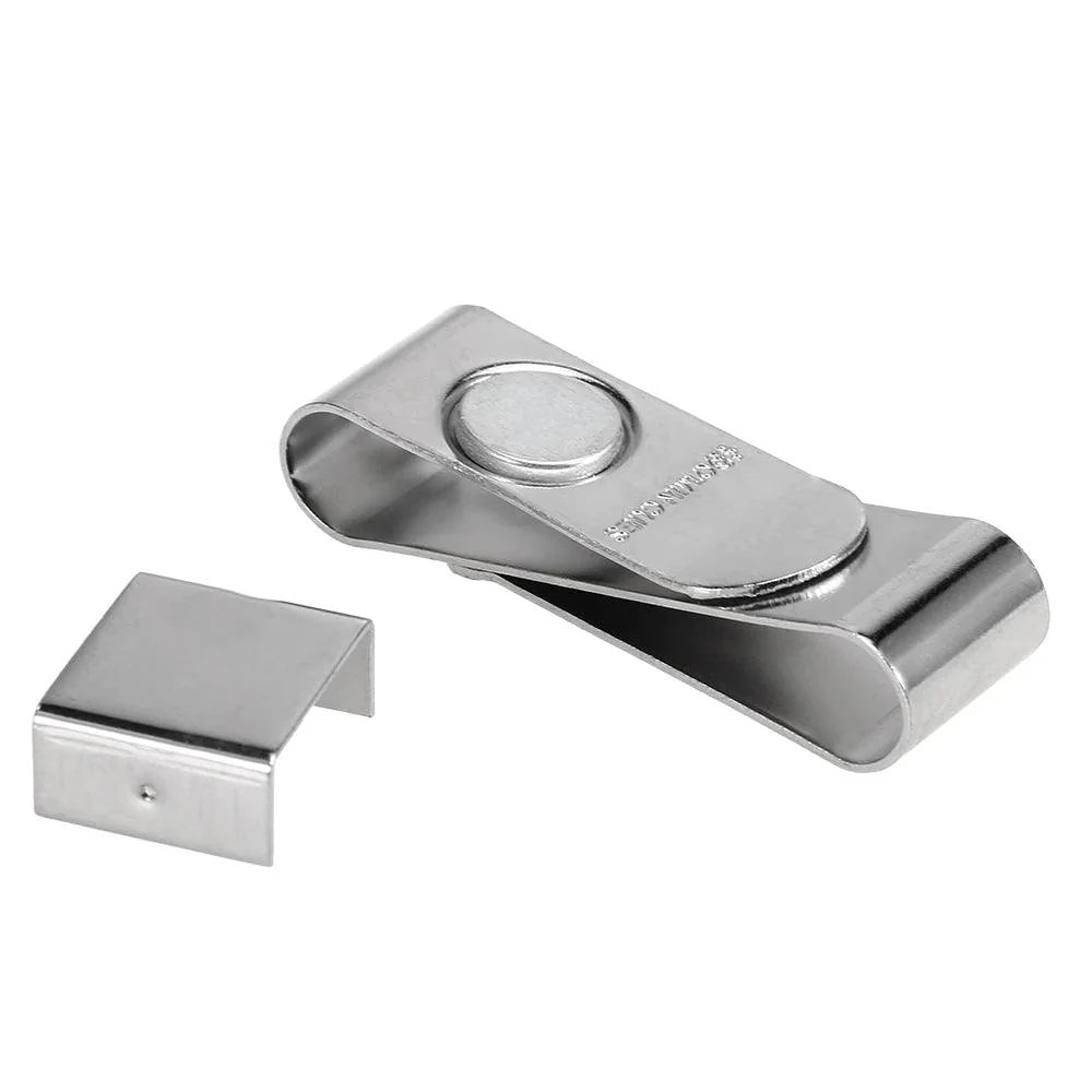 Lisslune | Stainless Steel Magnetic Billiard Chalk Holder - Essential Accessory for Cue Players