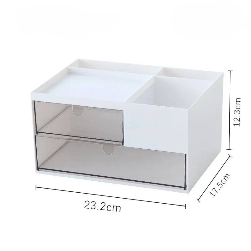Rynx | Multifunctional Pen Holder Storage Box Drawer Type Study Student Desk Stationery Pen Holder Office Desk Organizer
