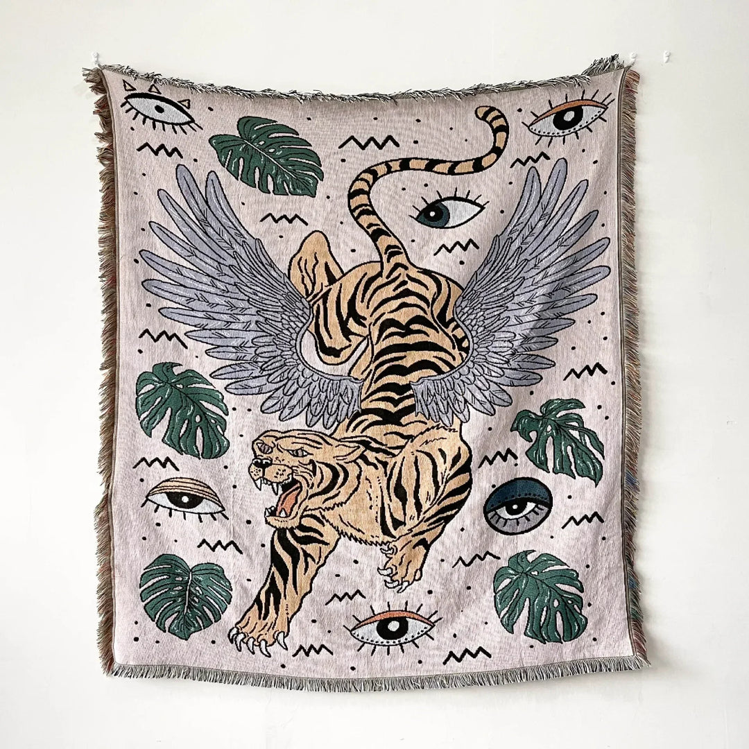 Lisslune | Bee & Eyes Garden Blanket