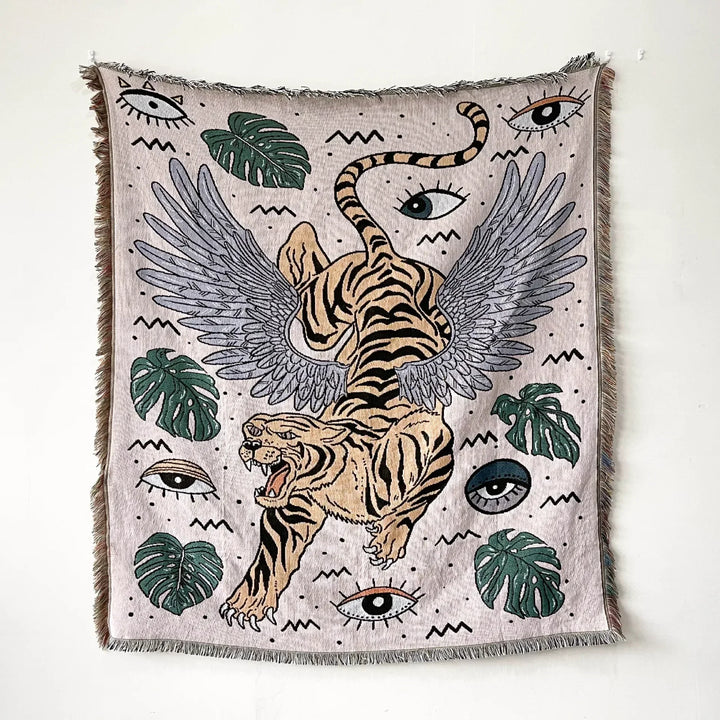 Lisslune | Bee & Eyes Garden Blanket