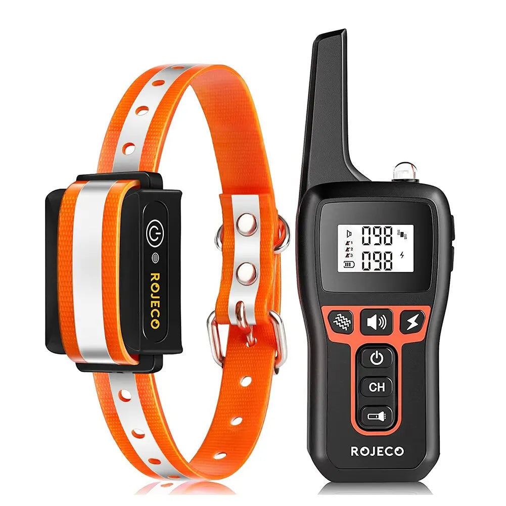 Lisslune | Remote-Controlled Dog Training Collar | Rechargeable, Waterproof & 1000m Range for Effective Dog Training