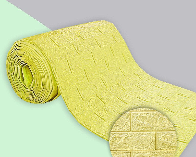 Lisslune | 3D Self-Adhesive Soft Brick Wall Stickers