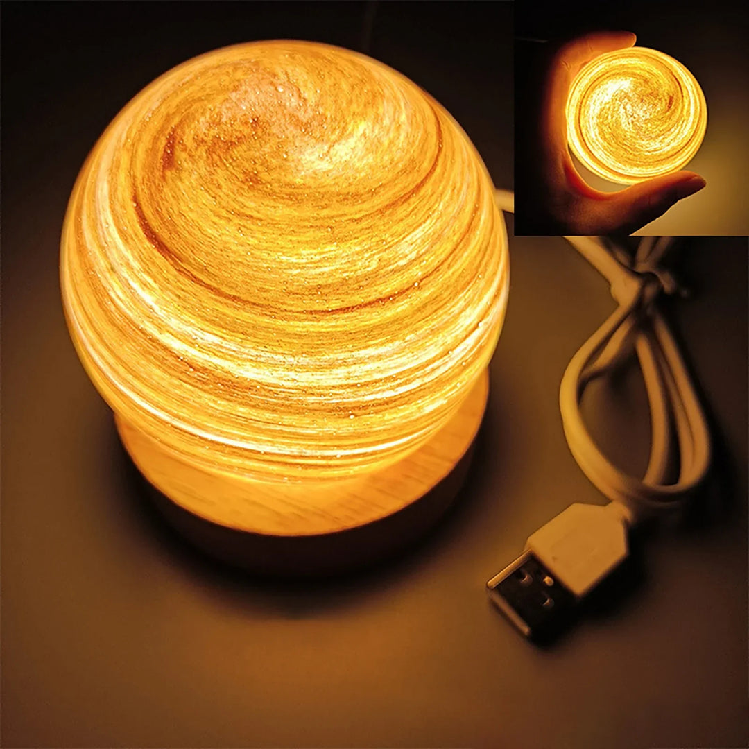 Lisslune | 3D Crystal Planets Atmosphere Night Lamp