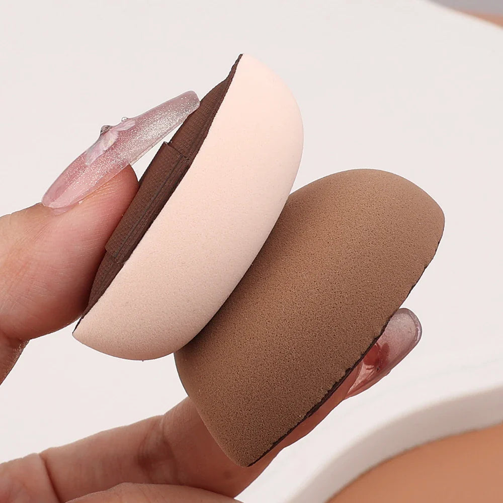 Rynx |10PCS Mini Sponge Powder Puff Thick Fingertip Cosmetic Puff Usable Dry and Wet Make-up Sponge Foundation Concealer Make-up Tools