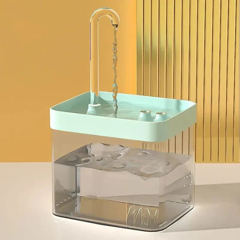 Lisslune | Ultra-quiet Pet Water Fountain with Intelligent Filtration - 1.5 l Stainless Steel