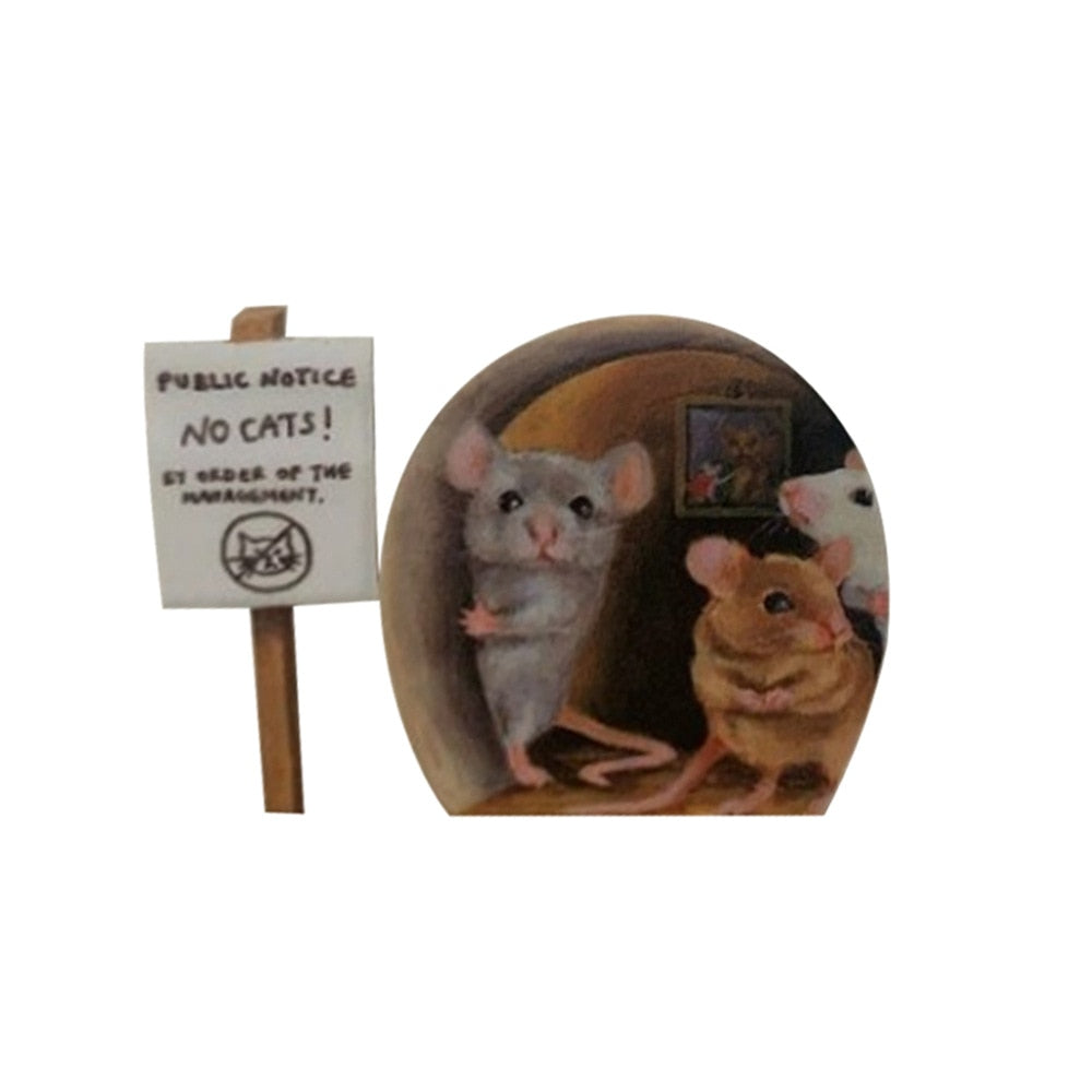 Lisslune | 3D Mouse Hole Funny Wall Stickers