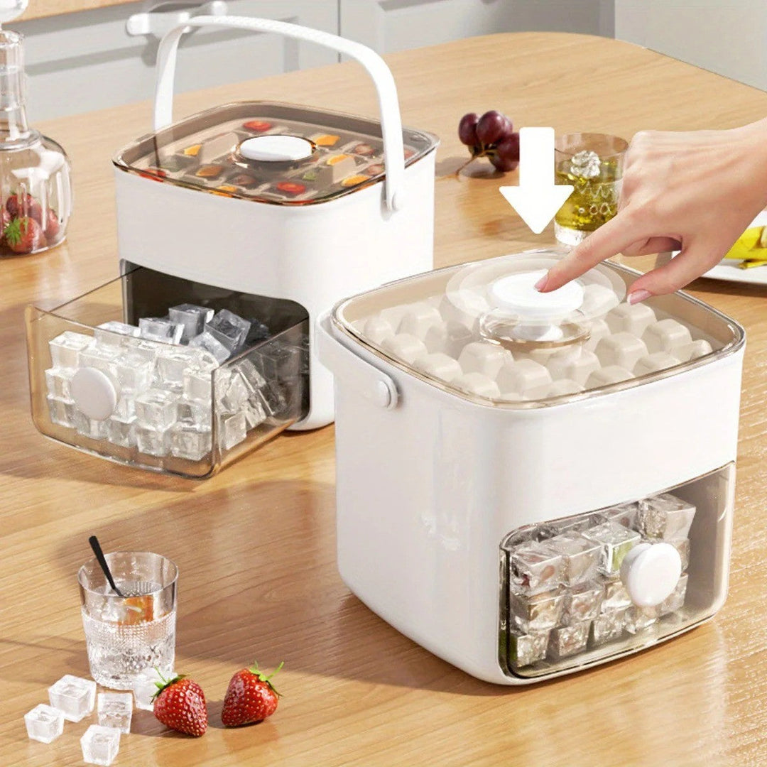 Lisslune | 48-Grid Easy Ice Cube Maker Machine