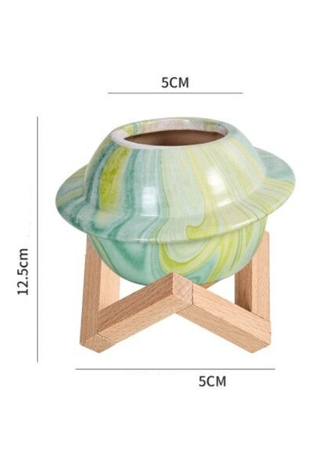 Lisslune | Motif ceramic pot for succulents