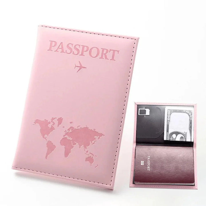 Lisslune | Stylish Genuine Leather RFID Passport Holder for Trendy Travelers