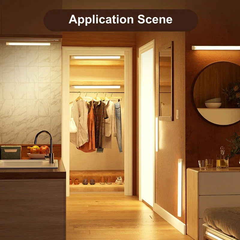 Lisslune | Motion sensor LED night light USB rechargeable wireless lamp