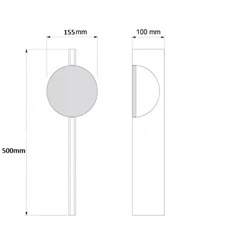 Lisslune | LuxeBeam - Modern LED wall light