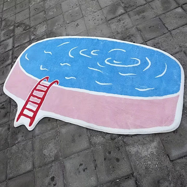 Rynx | Cute Carpet Summer Pool Party Trend Elements Home Decor Living Room Bedroom Carpet Soft Comfortable Fluffy Mats