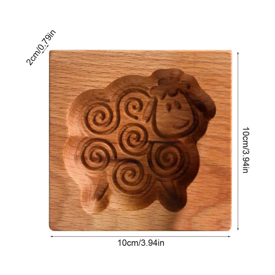 Lisslune | Wooden Cute Pastry Bake Master Baking Mold