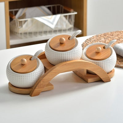 Lisslune | Nordic Touch Ceramic Smart Seasoning Set