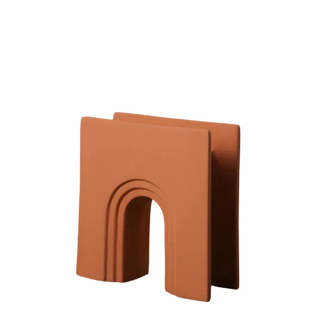Lisslune | GeoSculpt Handcrafted Ceramic Vase – Modern Geometric Design
