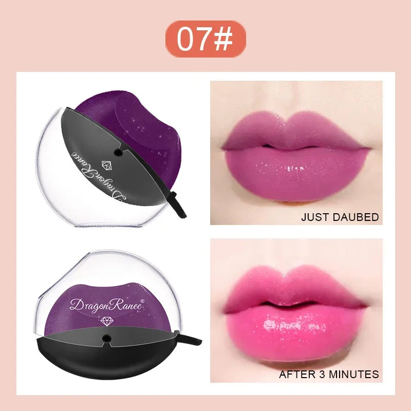 Rynx | Lazy Lipstick Pearl Light Temperature Color Changing Lip Shape Lipstick Velvet Moisturizing Lip Gloss Waterproof Non-Sticky Cup