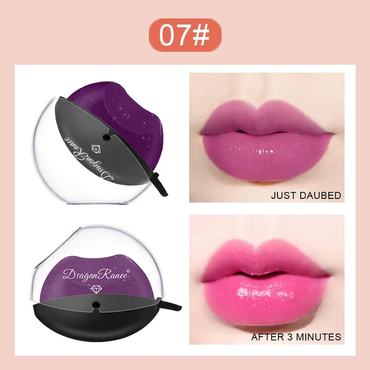 Rynx | Lazy Lipstick Pearl Light Temperature Color Changing Lip Shape Lipstick Velvet Moisturizing Lip Gloss Waterproof Non-Sticky Cup