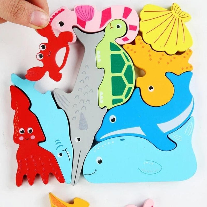 Lisslune | Colorful 3D Tangram Puzzle: Stimulate Creativity and Learning