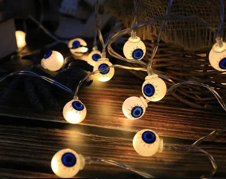 Lisslune | Halloween LED Pumpkin & Skull String Lights