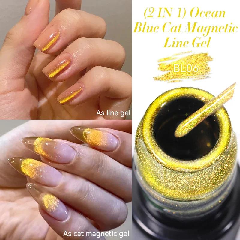 Rynx | 5ML Silver Metallic Painter Liner Gel Nail Polish Super Bright Mirror Drawing Gel Semi Permanent Line French Nail Art