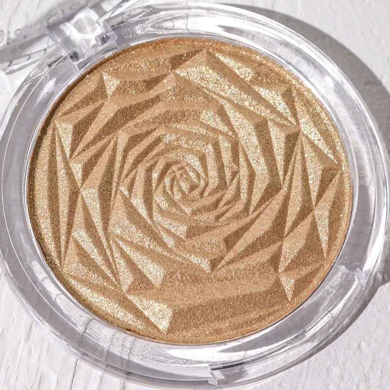 Rynx | 6 Colors Highlighter Powder Diamond Glitter Palette Makeup Face Contour Shimmer Illuminator Ginger Highlight Cosmetics New