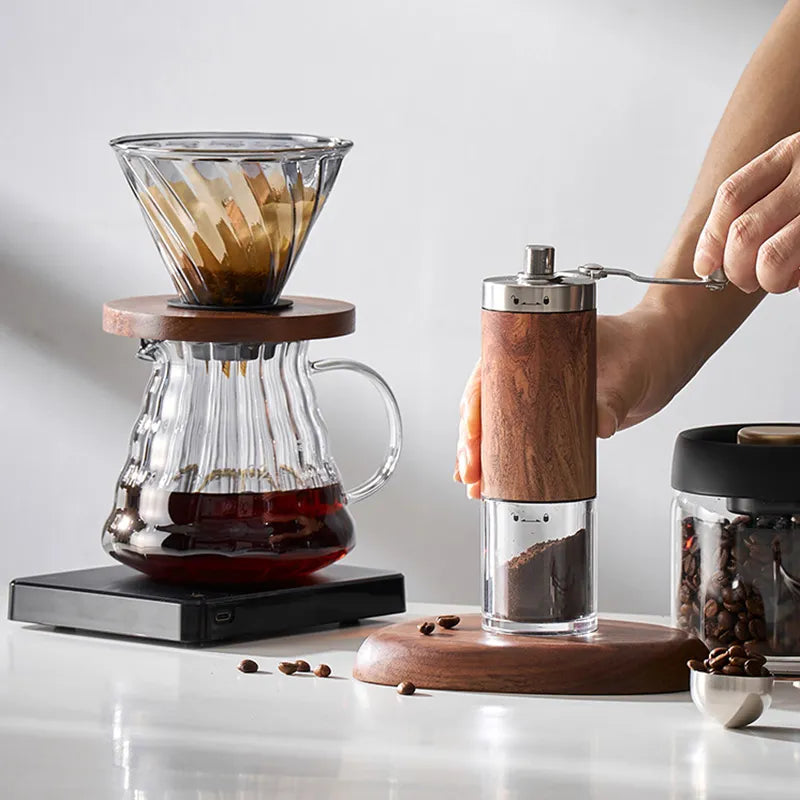 Lisslune | GIANXI Hand Punch Coffee Pot With Lid Drip Swan Neck Spout Coffee Water Kettle Long Opening Coffee Machine Coffee Accessories
