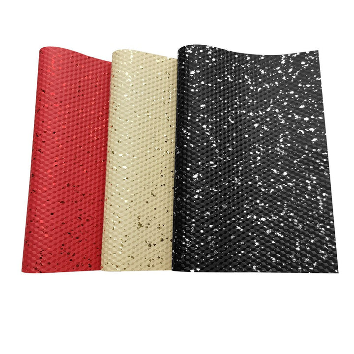 Lisslune | Luxe Diamond Pattern Extra-Large Faux Leather Craft Sheet - 0.8MM Thickness