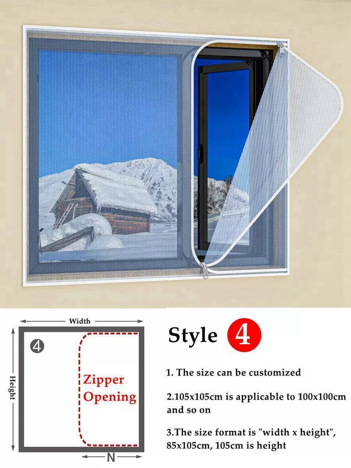 Lisslune | Winter Wrap Double Layer Windproof Self-Adhesive Zipper Film