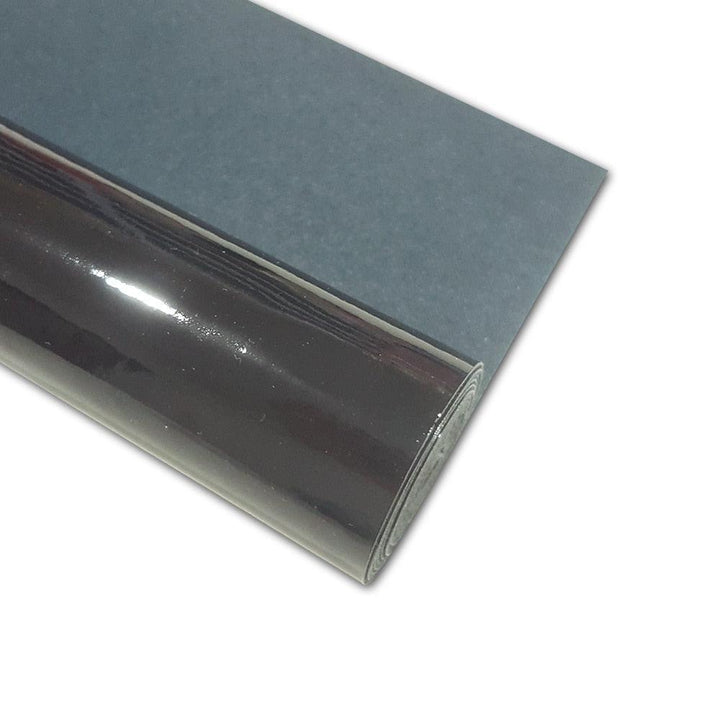 Lisslune | Sparkling Black Synthetic Leather Craft Roll: Unleash Your Artistic Potential