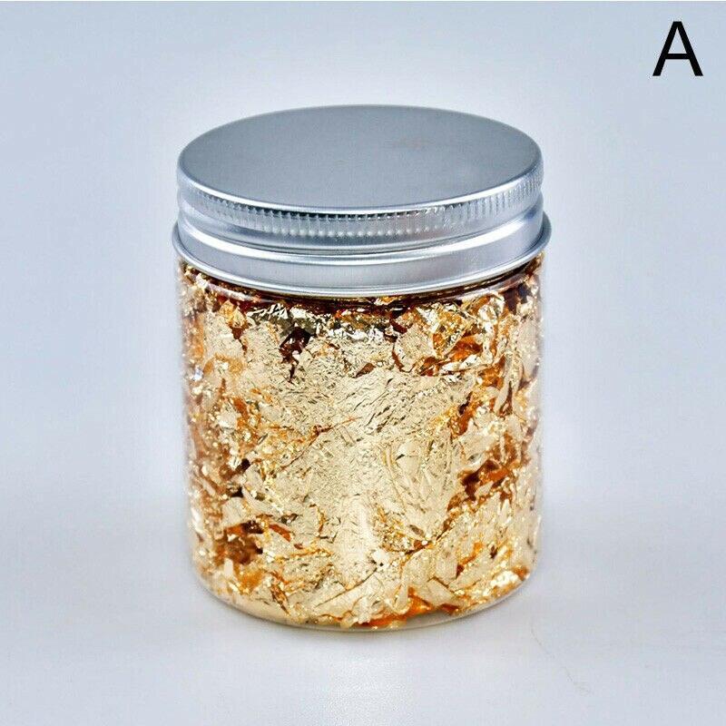 Lisslune | Gold-plated Creativity: Premium Gold Leaf Flakes Art Set for Stunning Projects