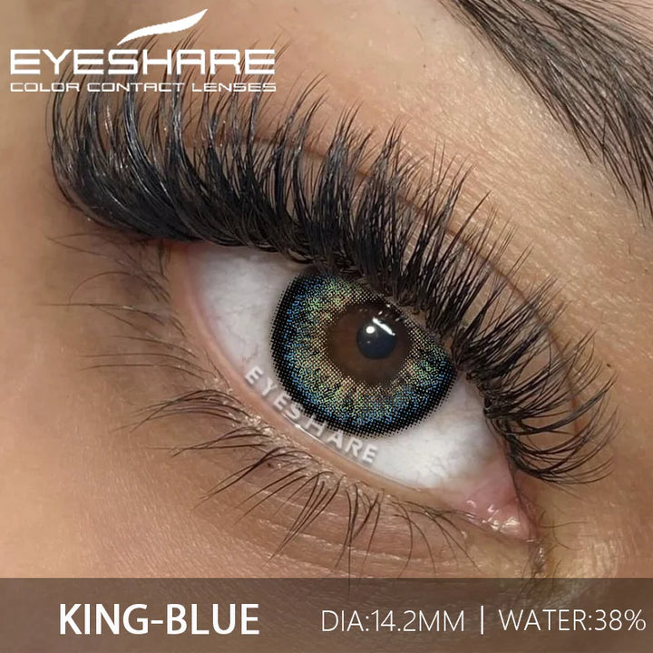 Rynx | 1 Pair Fashion Color Contact Lenses for Eyes Blue Eye Contact Lenses Cosmetic Green Contacts Annual Brown Eye Lens Gray Lenses