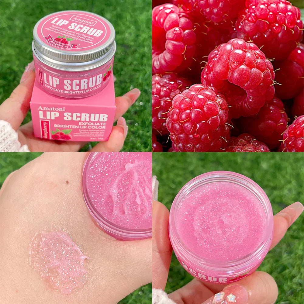 Rynx | Fruit Flavor Peeling Lip Mask Repair Dead Skin Exfoliate Moisturizing Nourishing Smoothing Repair Lips Fine Lines Lip Care Cream