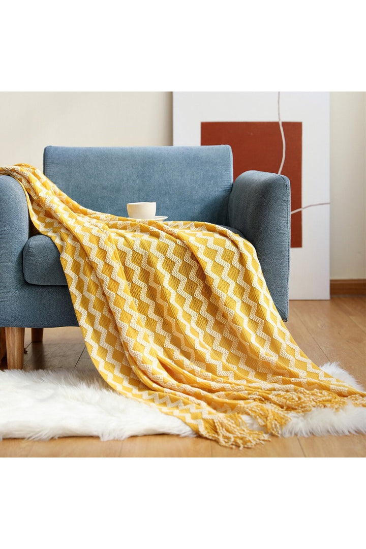 Lisslune | Solid Color Sofa Blanket