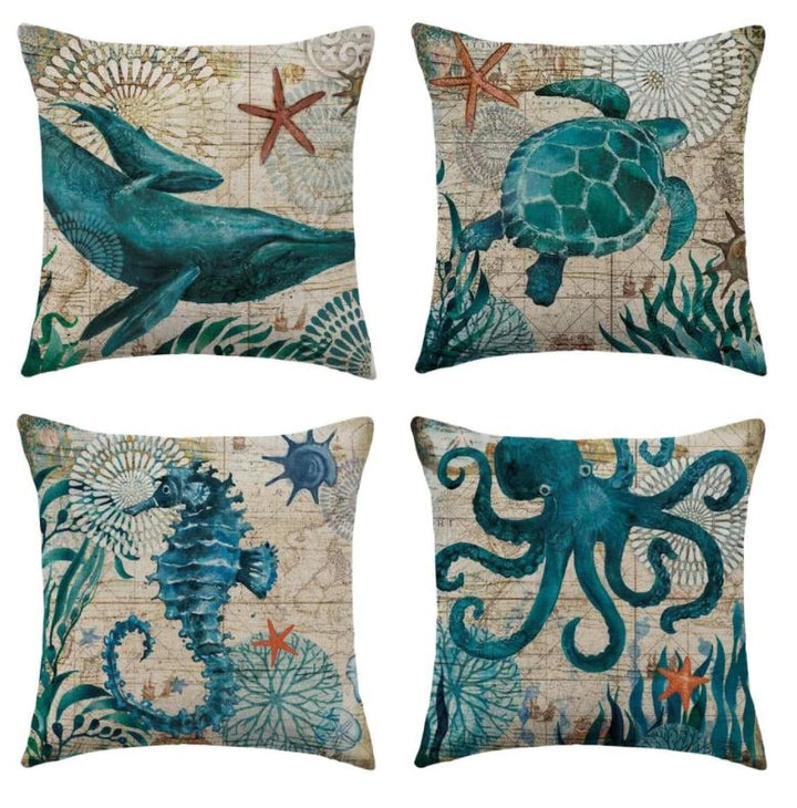 Lisslune | Sea Life Pillowcases