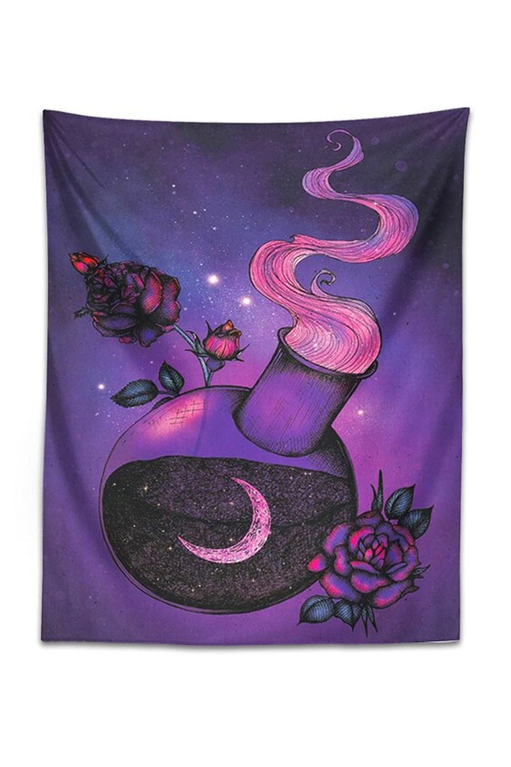 Lisslune | Trippy Rose Magic Wand Carpet