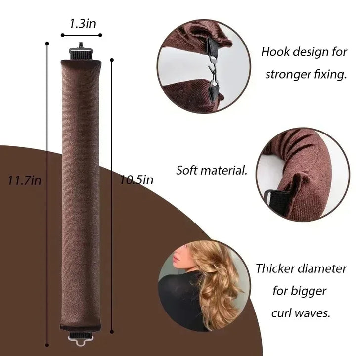 Rynx | Heat-free Velvet Hair Curling Sticks Lazy Curls Roller Heat-free Curls Overnight Heat-free Blow-drying Styling Tool Hair Curling for Sleeping