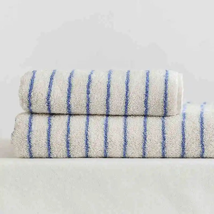 Rynx | Striped Geometric Diamonds Cotton Towels Soft Absorbent Face Towel Combed Long Staple Fiber Kids Hands Towel Adults Bath Household To