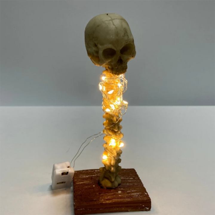 Lisslune | Skeleton Skull Table Lamp
