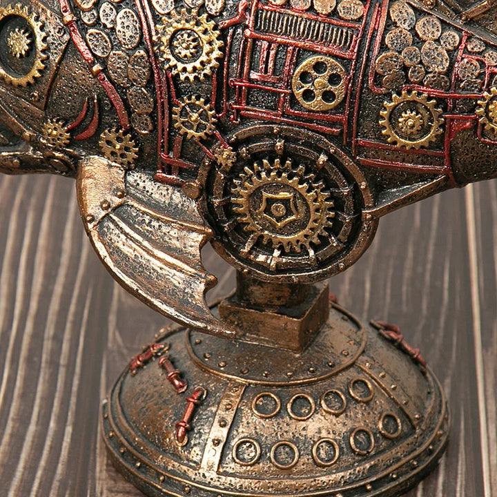 Lisslune | Steampunk Mechanical Blackfish Figurine