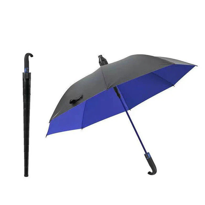 Lisslune | StormShield Heavy-Duty Windproof Umbrella with Curved Handle