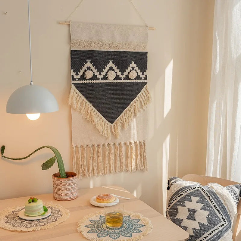 Lisslune | Boho Fringe Wall Tapestry