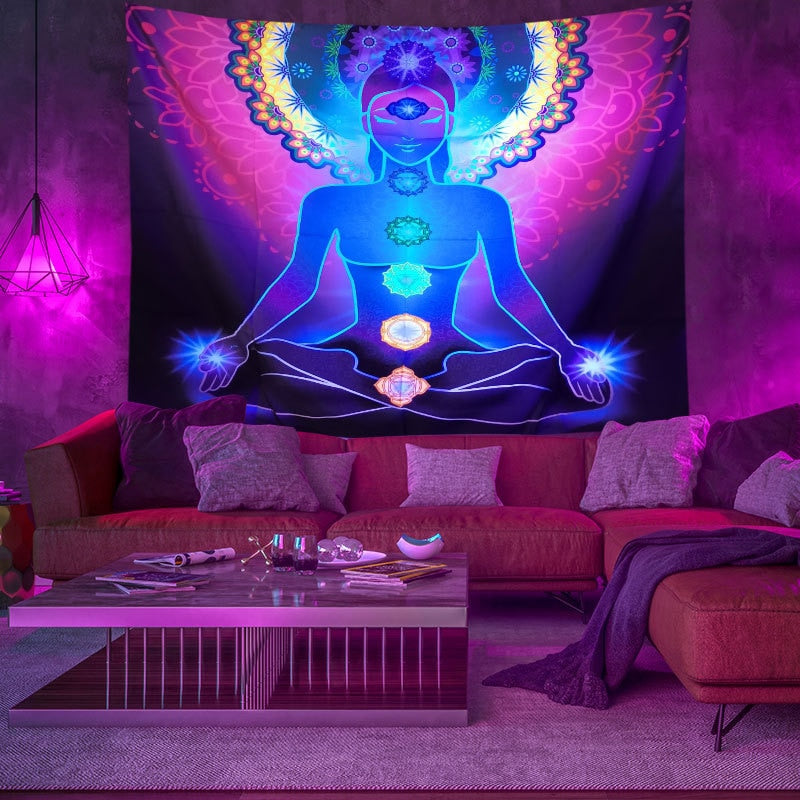 Lisslune | Colorful Glowing Luminous Tapestry