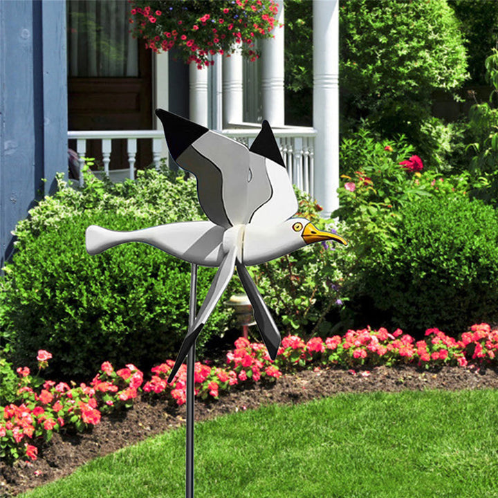 Lisslune | Seagull Windmill Garden Decoration