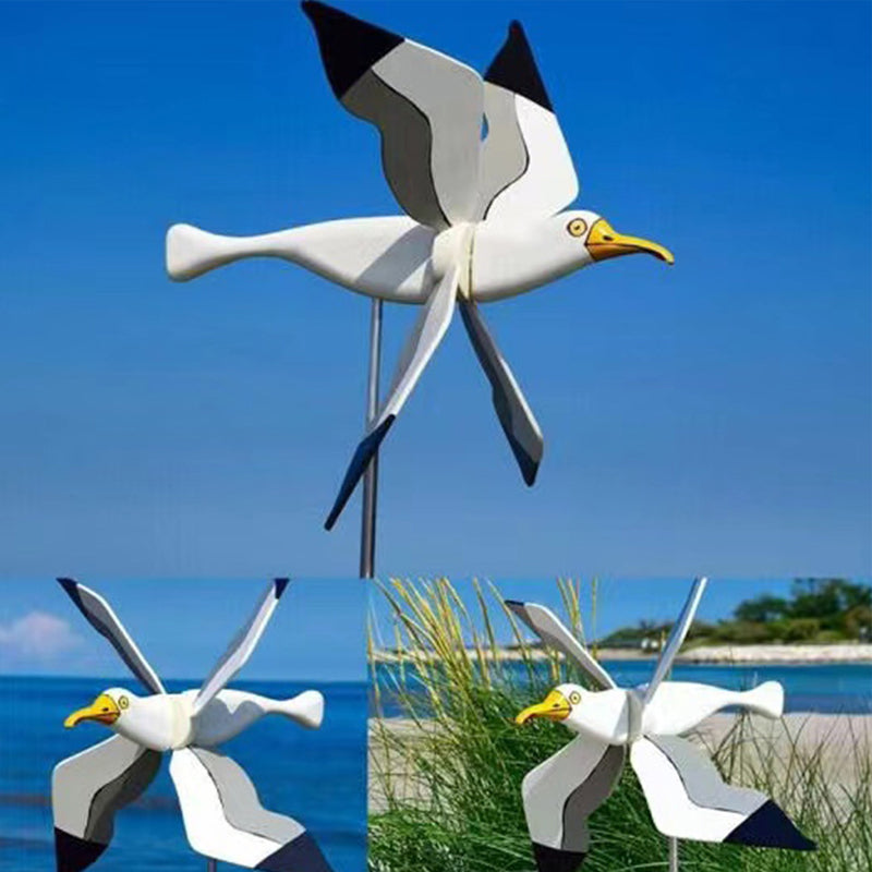 Lisslune | Seagull Windmill Garden Decoration