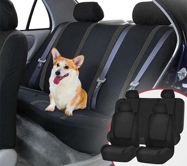 Lisslune | ComfortSeat 9-piece Car Seat Covers Set – Universal, Breathable & Washable